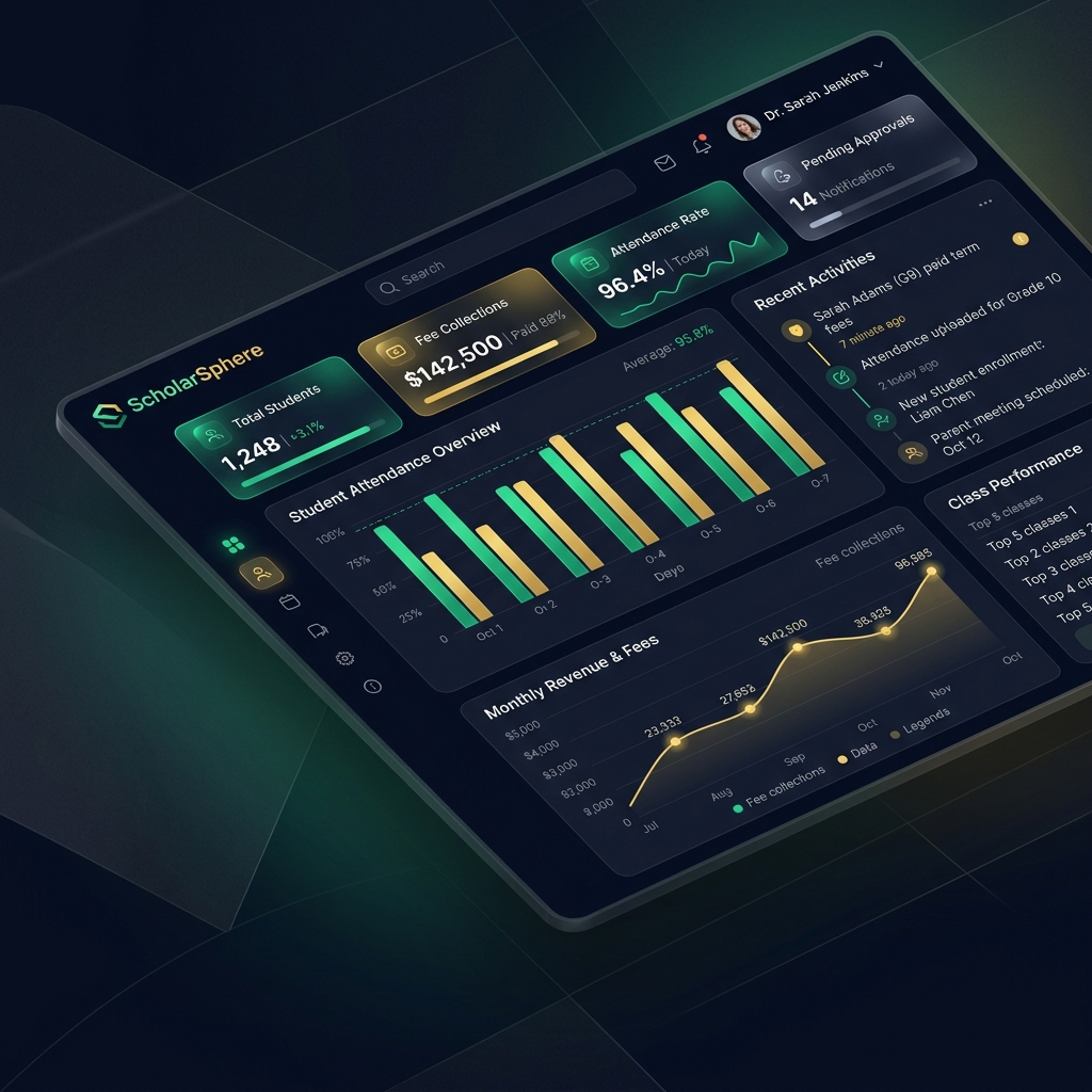SchoolMG Premium Dashboard